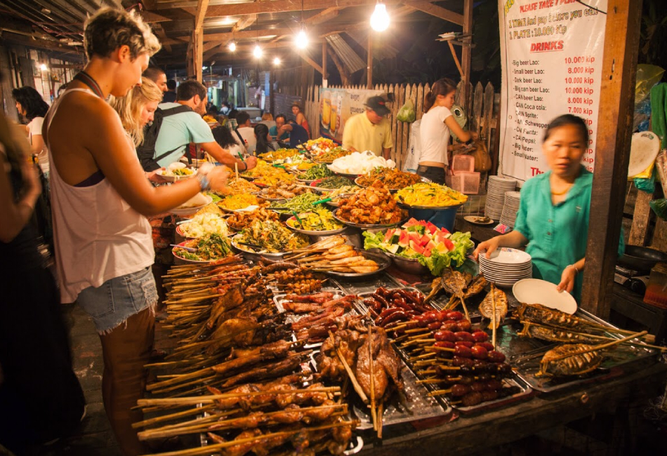 laos night market